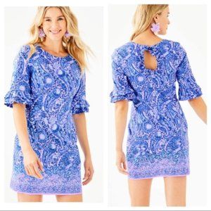 Lilly Pulitzer Purple Iris Fiesta Stretch Dress 12